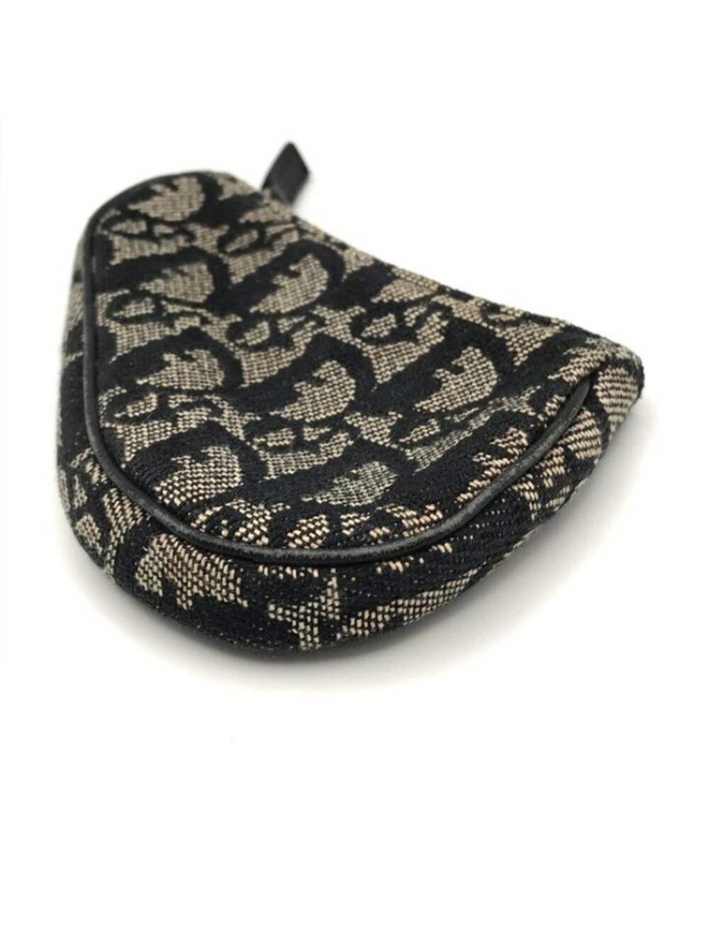Dior Trotter Saddle Canvas Pouch Coin Case Purse Black - Picture 5 of 10